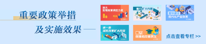 重要政策舉措及實施效果